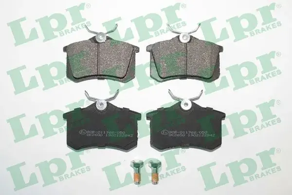 Колодка гальм. диск. SEAT IBIZA, VW GOLF, RENAULT CLIO задн. (вир-во) LPR 05P294 (фото 1)