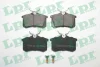 Колодка гальм. диск. SEAT IBIZA, VW GOLF, RENAULT CLIO задн. (вир-во) LPR 05P294 (фото 1)