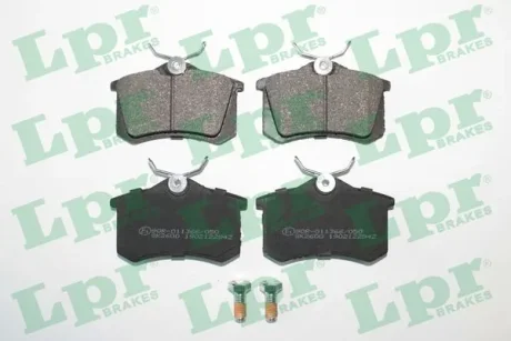 Колодка гальм. диск. SEAT IBIZA, VW GOLF, RENAULT CLIO задн. (вир-во) LPR 05P294