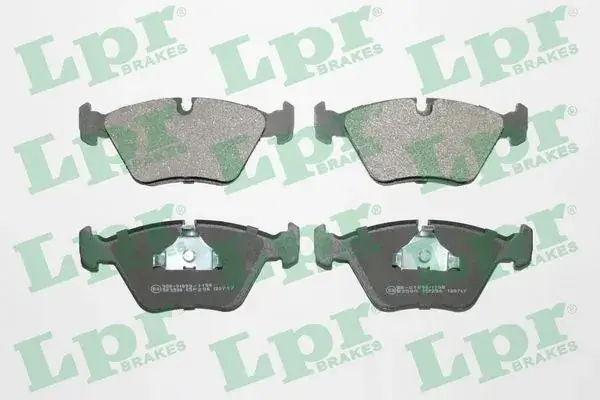 Колодка гальм. диск. BMW 3 (E36), 5 (E34) передн. (вир-во) LPR 05P296 (фото 1)