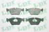 Колодка гальм. диск. BMW 3 (E36), 5 (E34) передн. (вир-во) LPR 05P296 (фото 1)