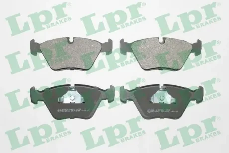 Колодка гальм. диск. BMW 3 (E36), 5 (E34) передн. (вир-во) LPR 05P296