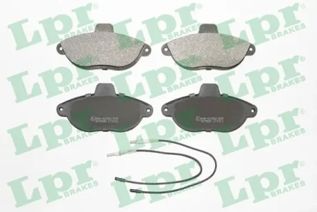 Колодка гальм. диск. CITROEN/FIAT/PEUGEOT JUMPY/SCUDO/EXPERT передн. (вир-во) LPR 05P346