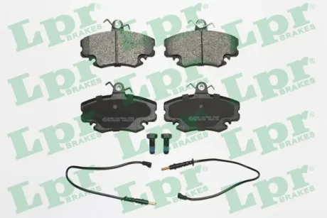 Колодка гальм. диск. RENAULT CLIO,R-19 передн. (вир-во) LPR 05P349