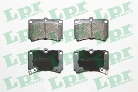 Колодка гальм. диск. MAZDA 323 IV (BG), 323 CV (BA), 323 IV (BG) передн. (вир-во) LPR 05P366