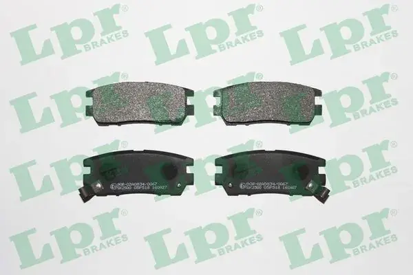 Колодка гальм. диск. MITSUBISHI L300, L400 задн. (вир-во) LPR 05P518 (фото 1)