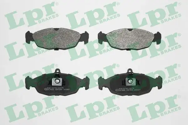 Колодка гальм. диск. DAEWOO LANOS 1.5/1.6 (KLAT), NEXIA передн. (вир-во) LPR 05P599 (фото 1)