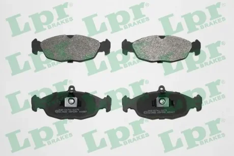 Колодка гальм. диск. DAEWOO LANOS 1.5/1.6 (KLAT), NEXIA передн. (вир-во) LPR 05P599