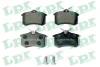 Колодка гальм. диск. AUDI, CITROEN, FORD, PEUGEOT, RENAULT, SEAT, SKODA, VW задн. (вир-во) LPR 05P634 (фото 1)