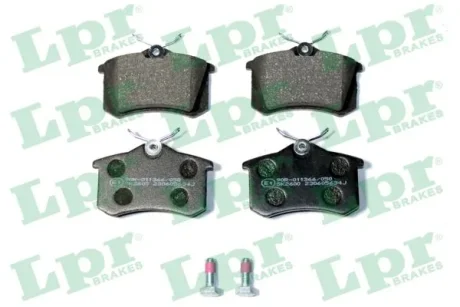 Колодка гальм. диск. AUDI, CITROEN, FORD, PEUGEOT, RENAULT, SEAT, SKODA, VW задн. (вир-во) LPR 05P634