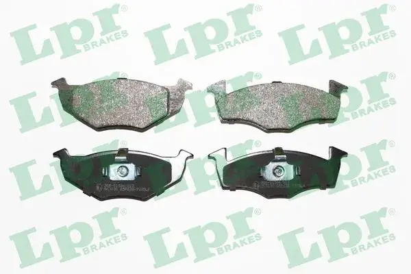 Колодка гальм. диск. SEAT IBIZA IV (6L1), SKODA FABIA (6Y2) передн. (вир-во) LPR 05P638 (фото 1)