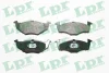 Колодка гальм. диск. SEAT IBIZA IV (6L1), SKODA FABIA (6Y2) передн. (вир-во) LPR 05P638 (фото 1)