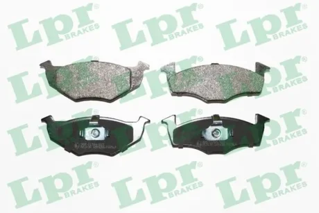 Колодка гальм. диск. SEAT IBIZA IV (6L1), SKODA FABIA (6Y2) передн. (вир-во) LPR 05P638