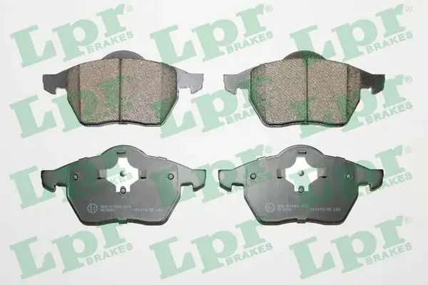 Колодка гальм. диск. AUDI A3, SEAT IBIZA III, SKODA, VW передн. (вир-во) LPR 05P639 (фото 1)