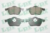Колодка гальм. диск. AUDI A3, SEAT IBIZA III, SKODA, VW передн. (вир-во) LPR 05P639 (фото 1)