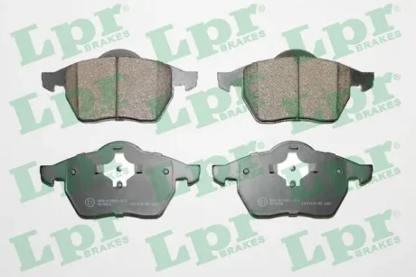 Колодка гальм. диск. AUDI A3, SEAT IBIZA III, SKODA, VW передн. (вир-во) LPR 05P639
