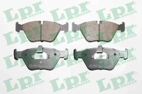 Колодка гальм. диск. BMW 3 (E46), 5 (E39) передн. (вир-во) LPR 05P649