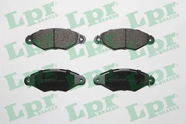 Колодка гальм. диск. CITROEN XSARA, RENAULT KANGOO (KC0/1) передн. (вир-во) LPR 05P661 (фото 1)