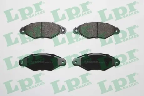 Колодка гальм. диск. CITROEN XSARA, RENAULT KANGOO (KC0/1) передн. (вир-во) LPR 05P661