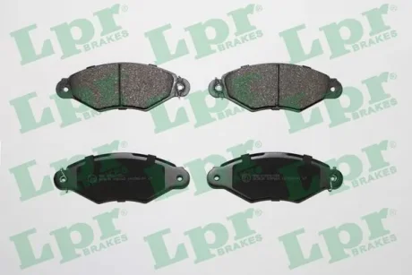 Колодка гальм. диск. CITROEN XSARA, RENAULT KANGOO (KC0/1) передн. (вир-во) LPR 05P662