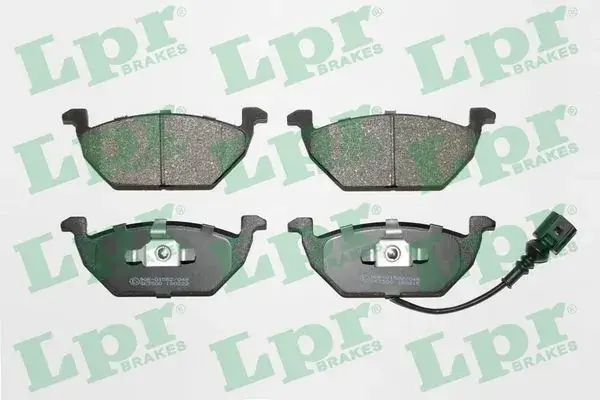 Колодка гальм. диск. AUDI A3, SEAT, SKODA, VW передн. (вир-во) LPR 05P692 (фото 1)