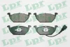 Колодка гальм. диск. AUDI A3, SEAT, SKODA, VW передн. (вир-во) LPR 05P692 (фото 1)