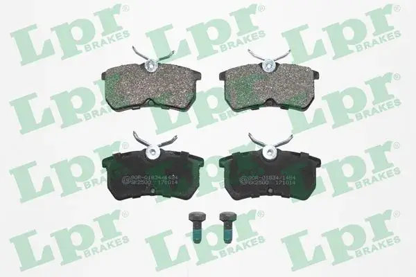 Колодка гальм. диск. FORD FIESTA, FOCUS задн. (вир-во) LPR 05P697 (фото 1)