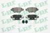 Колодка гальм. диск. OPEL ASTRA G задн. (вир-во) LPR 05P699 (фото 1)