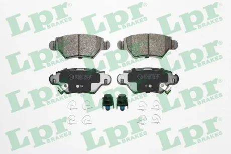 Колодка гальм. диск. OPEL ASTRA G задн. (вир-во) LPR 05P699