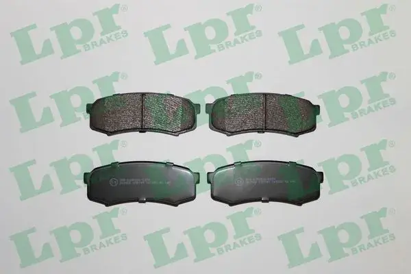 Колодка гальм. диск. MITSUBISHI PAJERO задн. (вир-во) LPR 05P749 (фото 1)