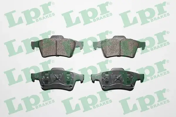 Колодка гальм. диск. RENAULT LAGUNA, MEGANE задн. (вир-во) LPR 05P815 (фото 1)