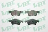 Колодка гальм. диск. RENAULT LAGUNA, MEGANE задн. (вир-во) LPR 05P815 (фото 1)
