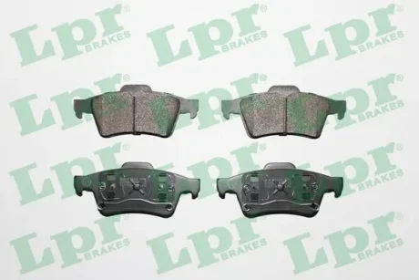 Колодка гальм. диск. RENAULT LAGUNA, MEGANE задн. (вир-во) LPR 05P815