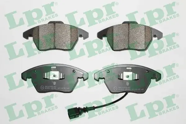 Колодка гальм. диск. AUDI A3, SEAT, SKODA, VW передн. (вир-во) LPR 05P866 (фото 1)