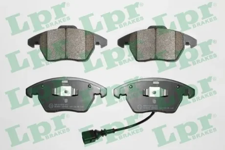 Колодка гальм. диск. AUDI A3, SEAT, SKODA, VW передн. (вир-во) LPR 05P866