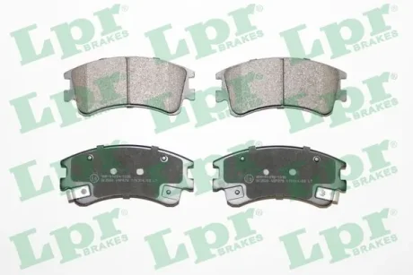 Колодка гальм. диск. MAZDA 6 (GG, GY) передн. (вир-во) LPR 05P878