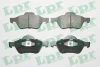 Колодка гальм. диск. RENAULT LAGUNA II передн. (вир-во) LPR 05P898 (фото 1)