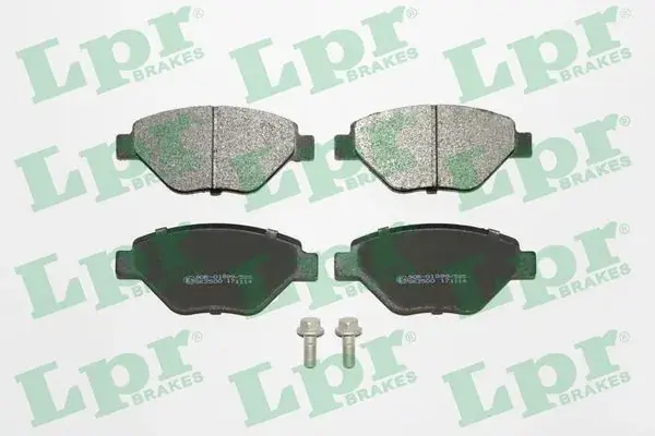 Колодка гальм. диск. RENAULT MEGANE II (BM0/1, CM0/1) передн. (вир-во) LPR 05P910 (фото 1)