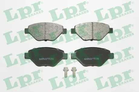 Колодка гальм. диск. RENAULT MEGANE II (BM0/1, CM0/1) передн. (вир-во) LPR 05P910