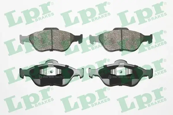 Колодка гальм. диск. FORD FIESTA, FUSION, MAZDA 2 передн. (вир-во) LPR 05P949 (фото 1)