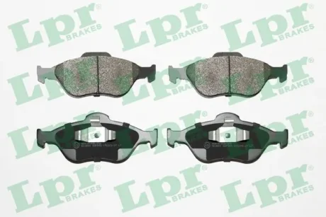 Колодка гальм. диск. FORD FIESTA, FUSION, MAZDA 2 передн. (вир-во) LPR 05P949