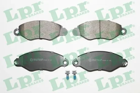 Колодка гальм. диск. FORD TRANSIT (FD, FB, FS, FZ, FC) передн. (вир-во) LPR 05P994