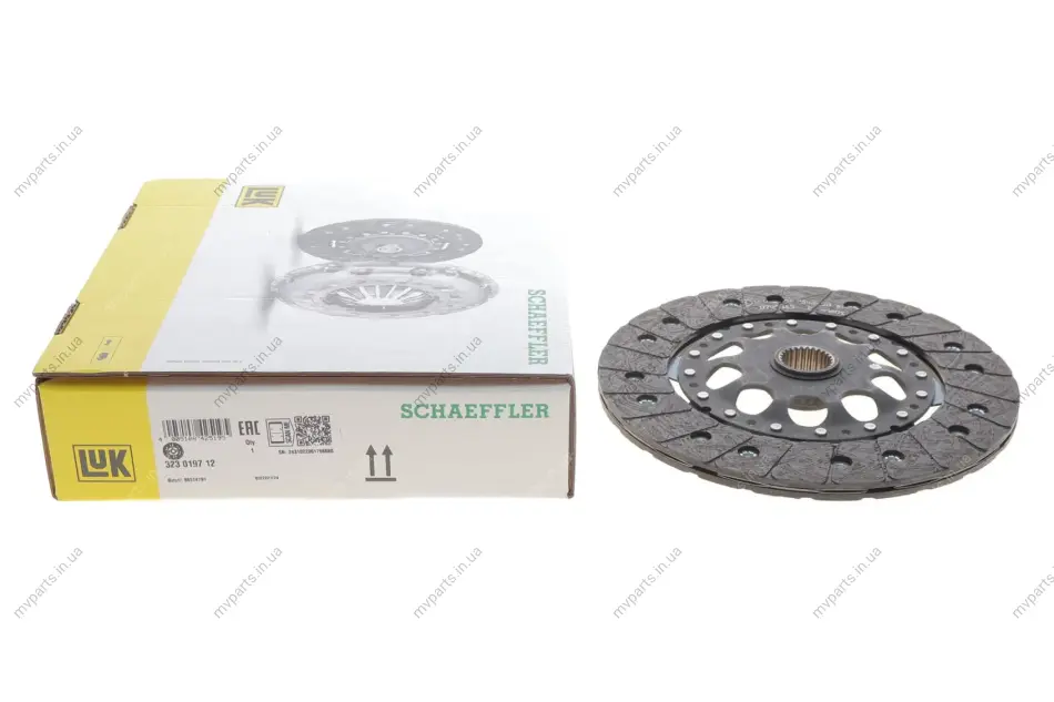 Диск зчеплення MB E-class (W124) 93-95 (d=228mm), M111/OM602/OM605/OM606 323 0197 12 LuK 323-0197-12 (фото 1)