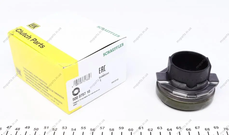 Підшипник вижимний BMW X3 (E83)/X5 (E53) 01-07, N40/N42/N45/N46/M47/M54/M57/M62 500 0757 10 LuK 500-0757-10 (фото 1)