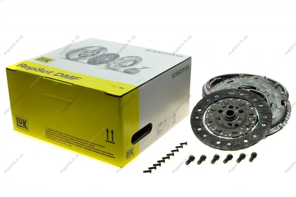 Демпфер + комплект зчеплення VW Caddy 1.9TDI 77kw 04-10/Golf V 1.6TDI 66-77kw 03-08 600 0016 00 LuK 600-0016-00 (фото 1)