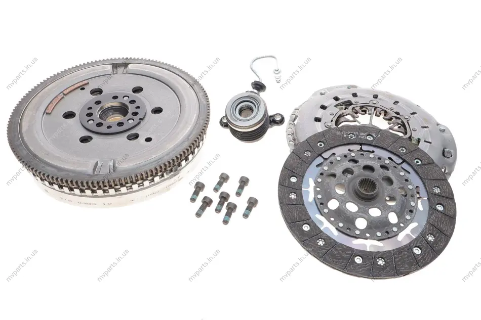 Демпфер + комплект зчеплення Renault Megane/Scenic 1.9 dCi 08- (+ вижимний) 600 0070 00 LuK 600-0070-00 (фото 1)