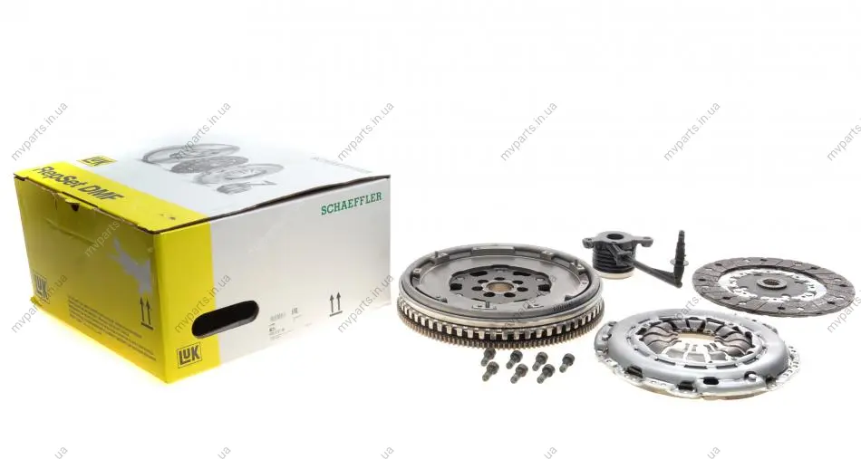 Демпфер + комплект зчеплення Nissan Qashqai/Renault Kangoo 1.5 dCi 08- K9K 600 0197 00 LuK 600-0197-00 (фото 1)