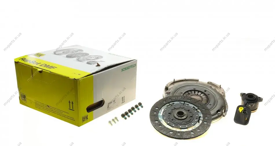 Демпфер + комплект зчеплення Ford Focus 1.6 TDCi 03-12 600 0200 00 LuK 600-0200-00 (фото 1)