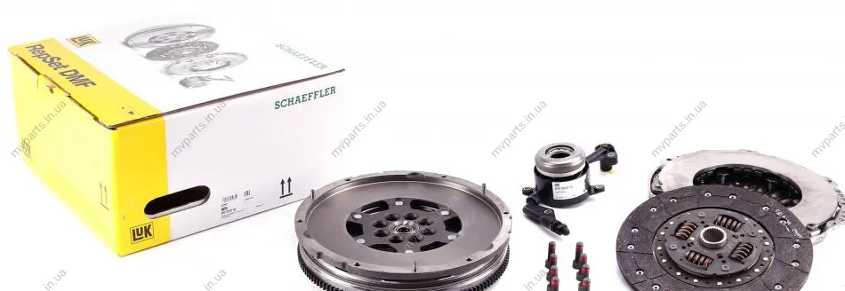 Демпфер + комплект зчеплення VW Crafter 2.5TDI 06-11, 120kw, BJM 600 0202 00 LuK 600-0202-00 (фото 1)
