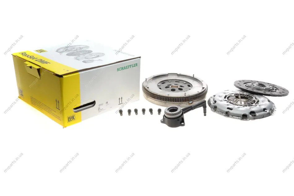Демпфер + комплект зчеплення VW T5/T6 2.0 TDI 09- (+вижимний) 600 0358 00 LuK 600-0358-00 (фото 1)